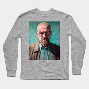 Walter White Portrait - Plain Long Sleeve T-Shirt